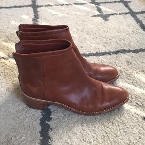 Loeffler Randall Felix ankle boot tan leather size 7